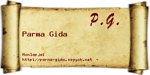 Parma Gida névjegykártya